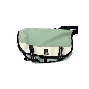 Chrome Industries Mini Metro Messenger Bag Green Crossbody Seatbelt Style Strap